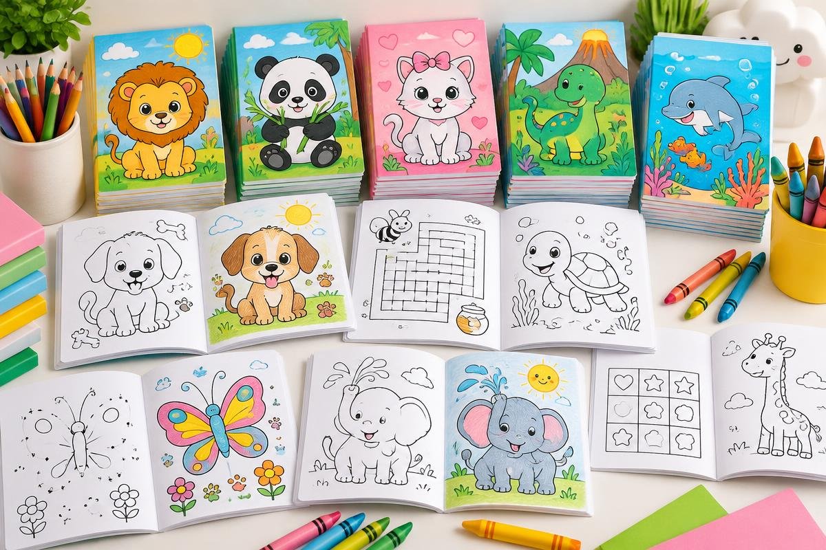 BÔNUS #4 — +50 Livrinhos Infantis para Colorir